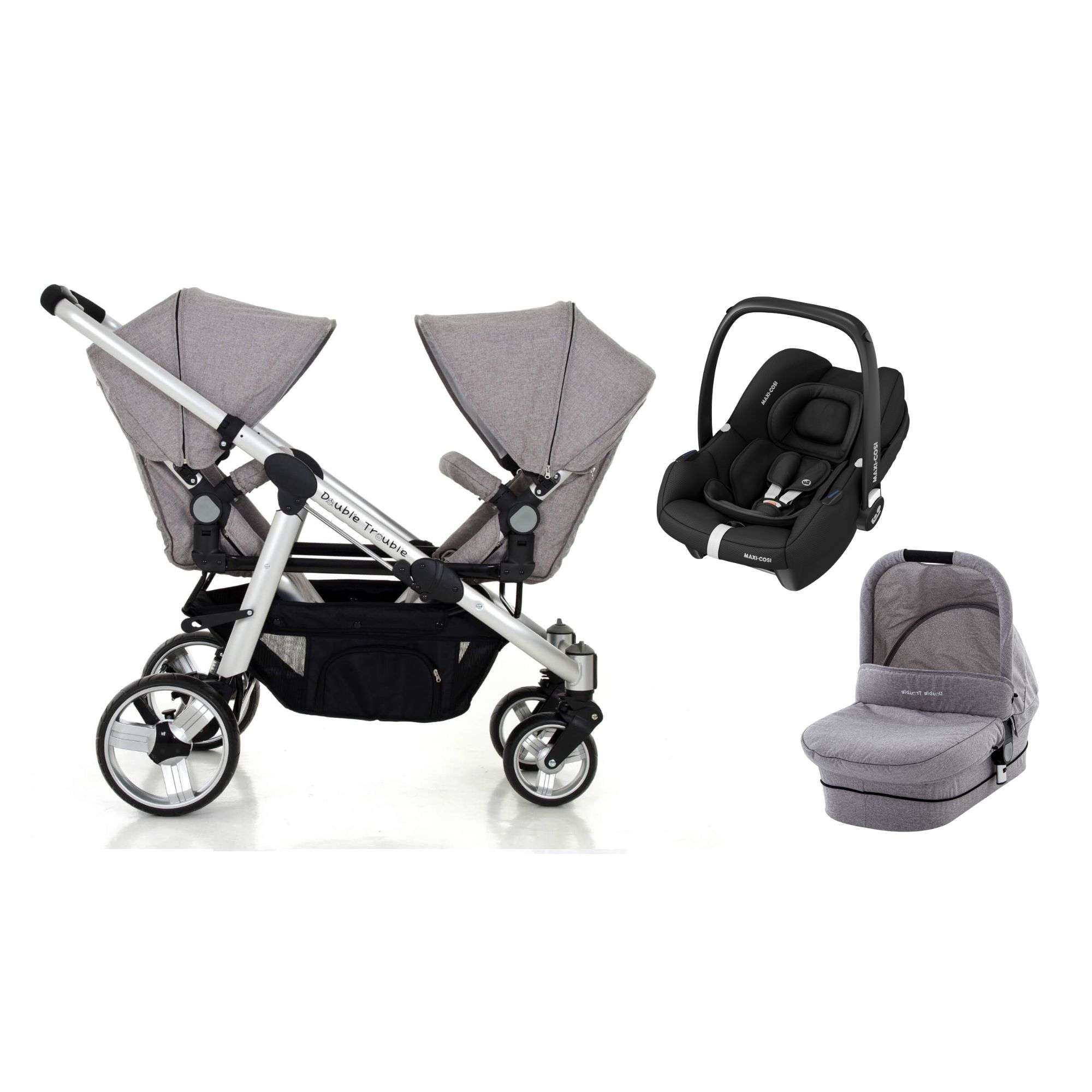 Comfort Delux Sibling (Maxi-Cosi Cabriofix) Grey